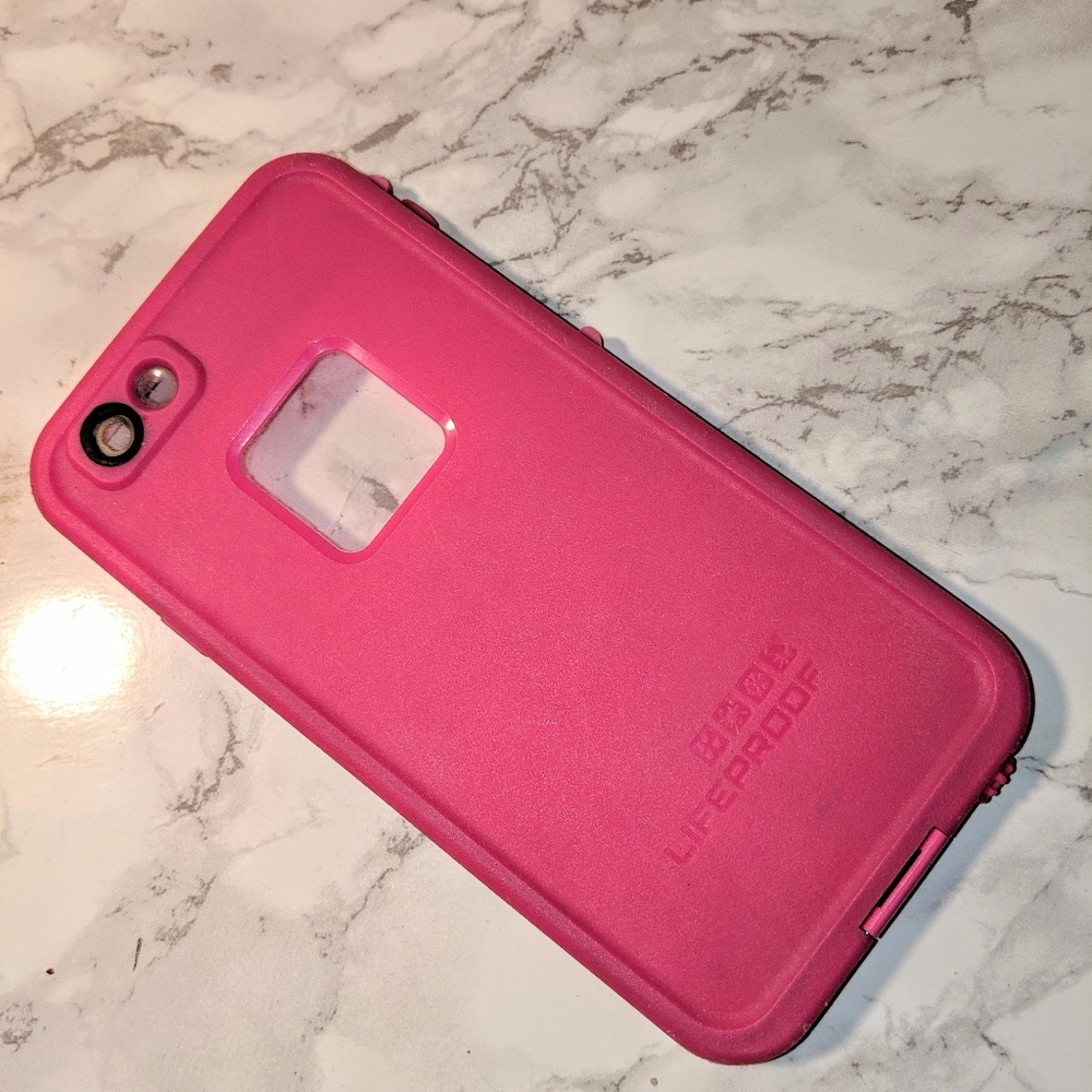 Hot Pink LifeProof Fre case for iPhone 6,6s,7